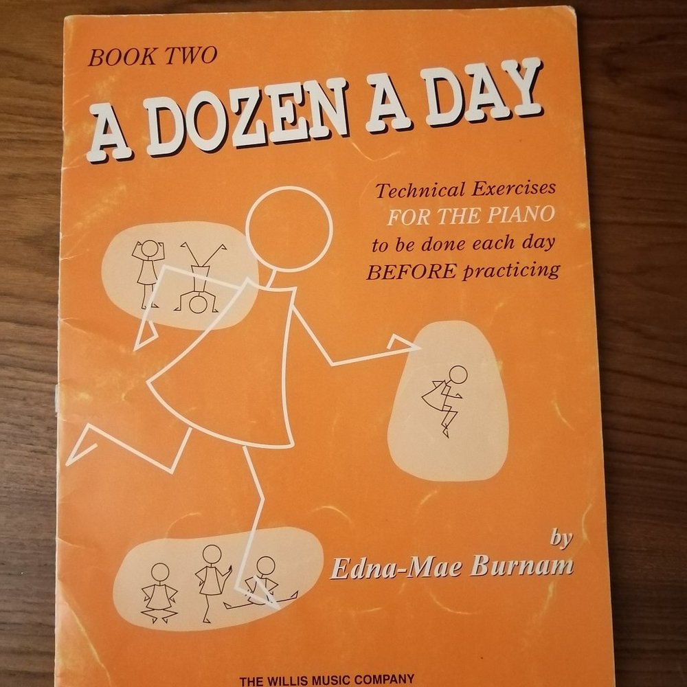 Piano lesson book - A Dozen a Day Book 2 by Edna-Mae Brunam